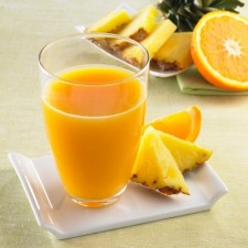 Refreshing Pineapple and Orange Booster drink